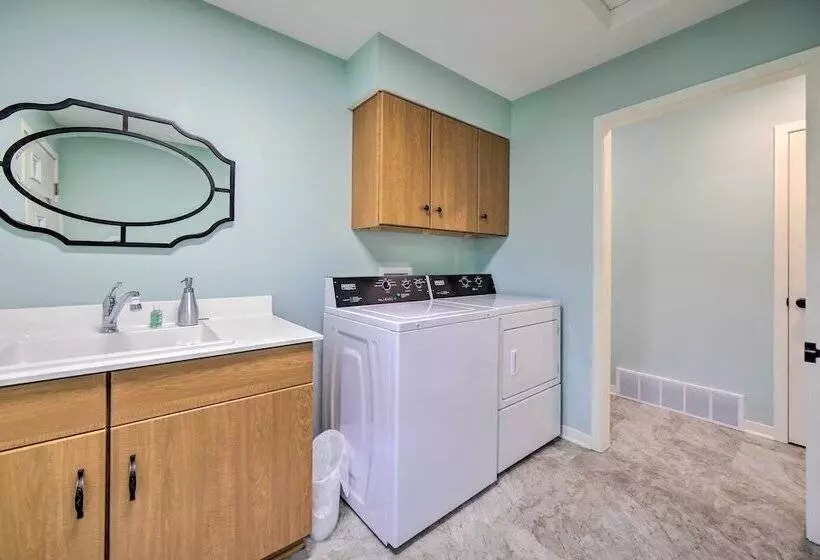 Family Home On Crystal Lake W/ Private Beach!