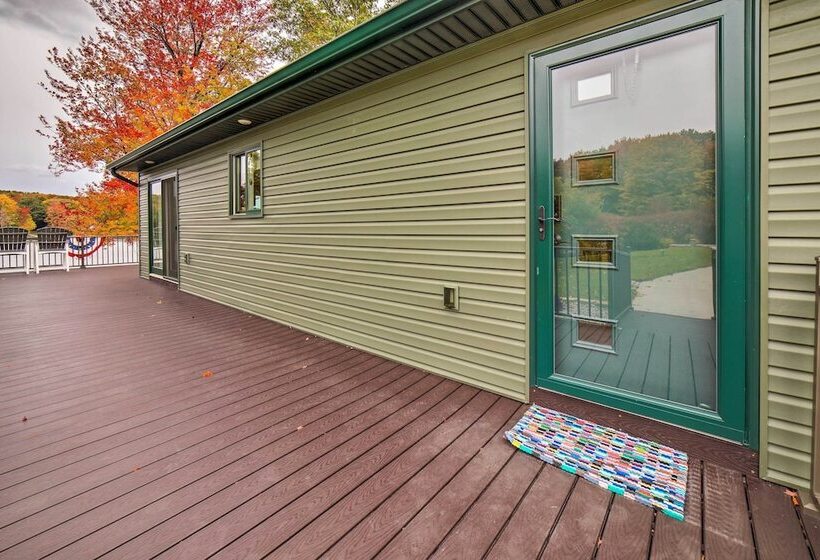 Family Home On Crystal Lake W/ Private Beach!