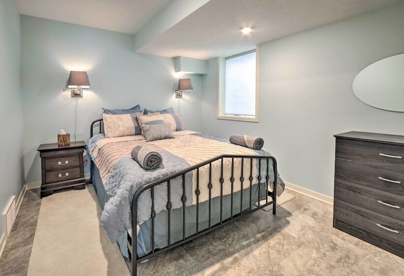 Family Home On Crystal Lake W/ Private Beach!