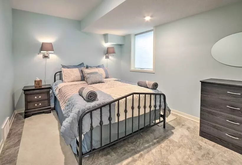 Family Home On Crystal Lake W/ Private Beach!