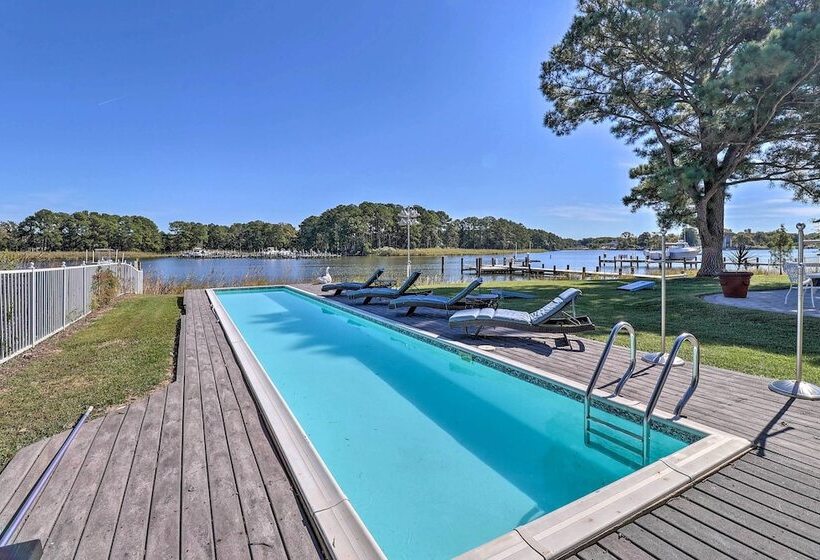 Grasonville Home W/ Private Pool On The Water