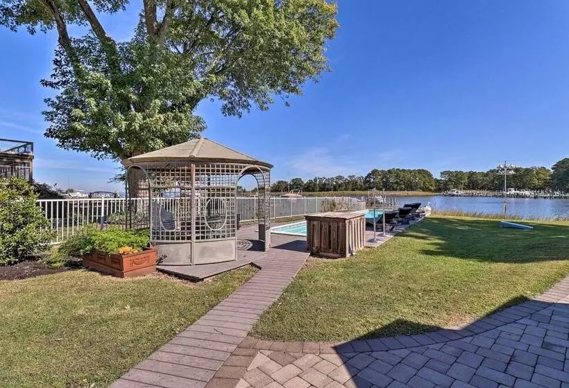 Grasonville Home W/ Private Pool On The Water