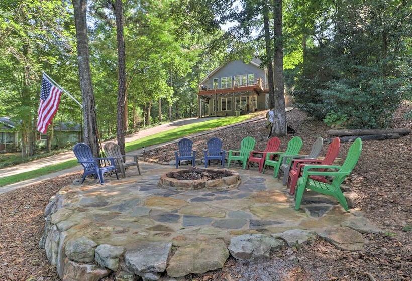 Lakefront Jacksons Gap Home W/ Deck, Dock & Views