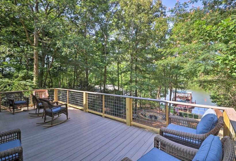 Lakefront Jacksons Gap Home W/ Deck, Dock & Views