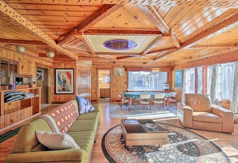 Retro Rhinelander Lake Retreat W/ Fire Pit!