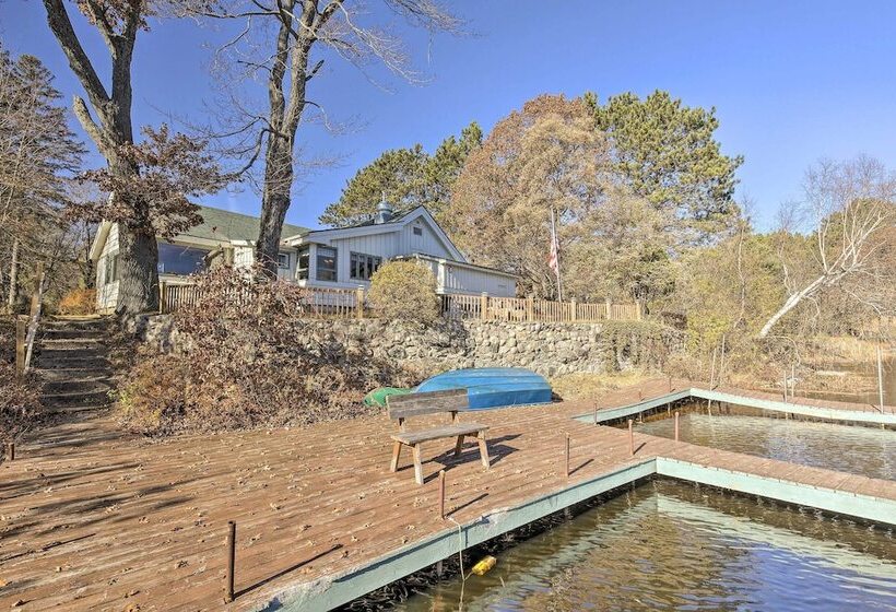 Retro Rhinelander Lake Retreat W/ Fire Pit!