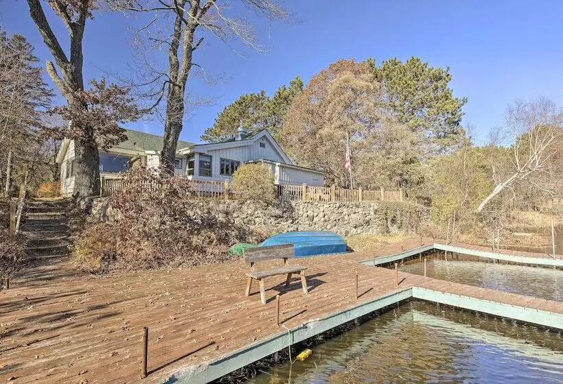 Retro Rhinelander Lake Retreat W/ Fire Pit!