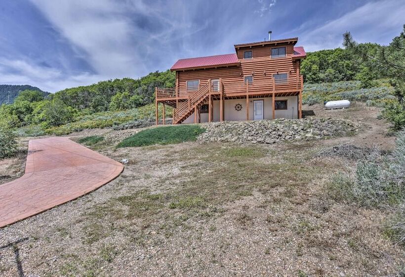Spacious Hilltop Cabin W/ Deck & Scenic Views!