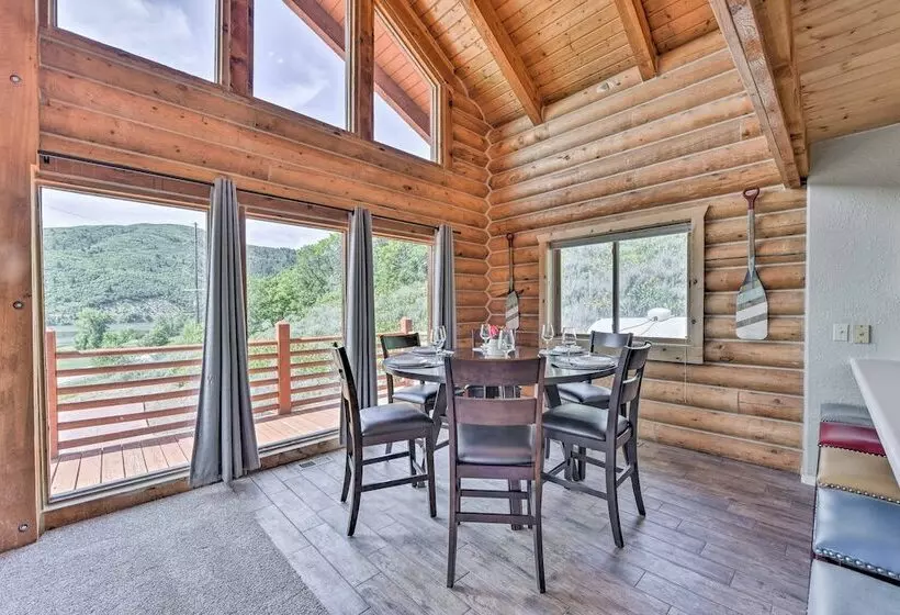 Spacious Hilltop Cabin W/ Deck & Scenic Views!