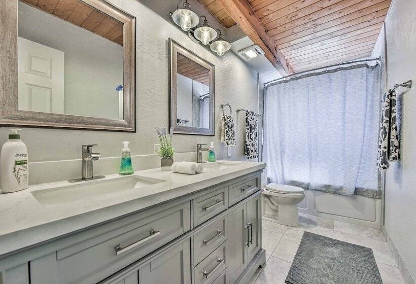 Spacious Hilltop Cabin W/ Deck & Scenic Views!