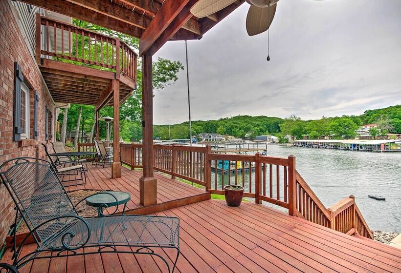 Waterfront Lake Ozark Home W/ Decks, Fire Pit