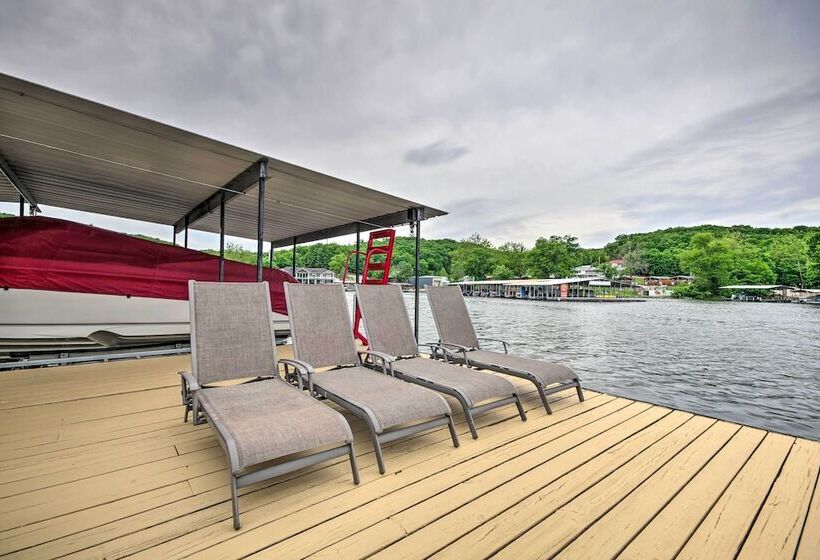 Waterfront Lake Ozark Home W/ Decks, Fire Pit