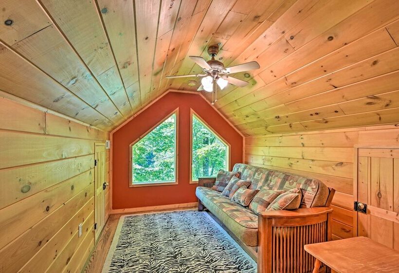 Rustic Andrews Cabin Rental W/ Deck + Fire Pit!