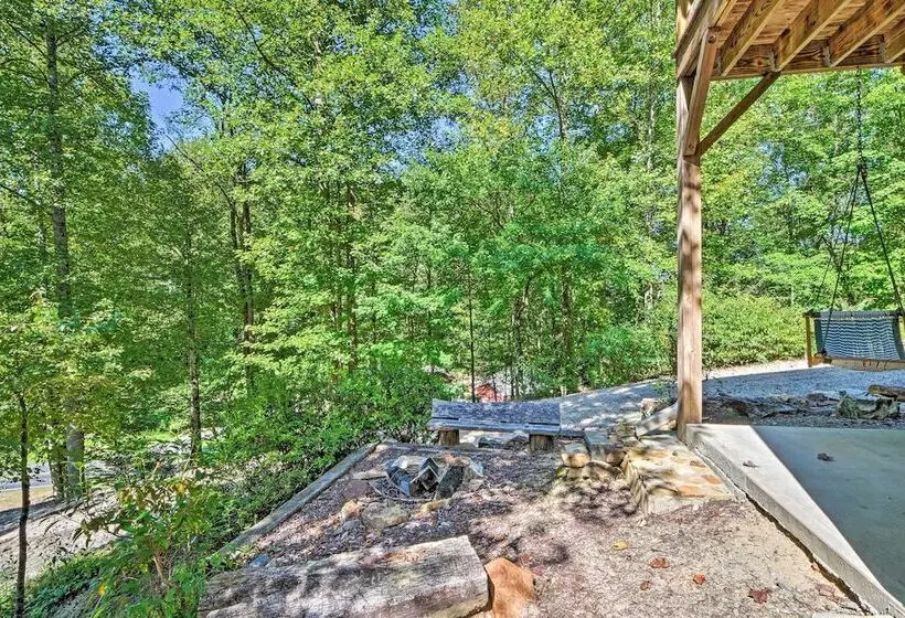 Rustic Andrews Cabin Rental W/ Deck + Fire Pit!