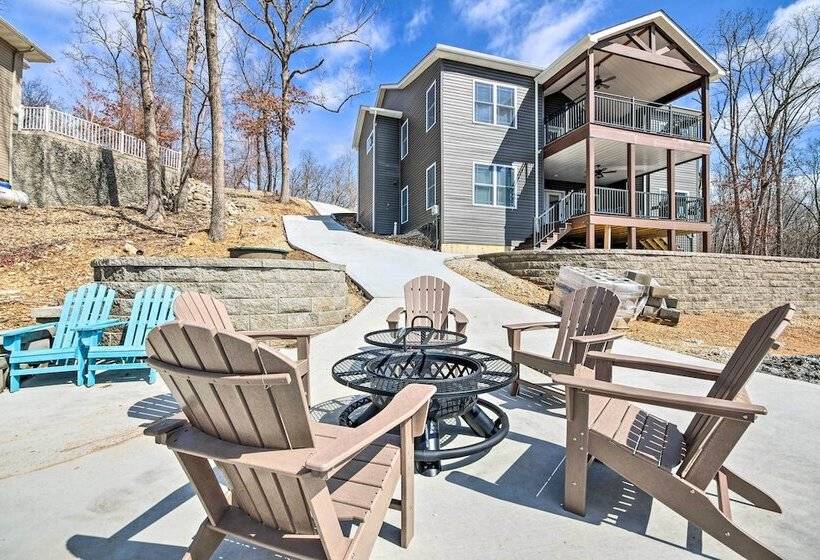 Dock & Fire Pit: Lakefront Rocky Mount Home!