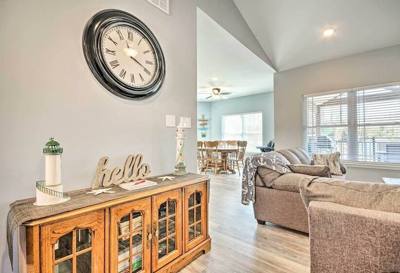 Dock & Fire Pit: Lakefront Rocky Mount Home!