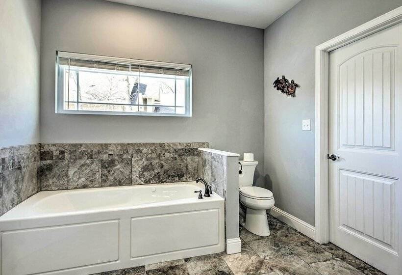 Dock & Fire Pit: Lakefront Rocky Mount Home!