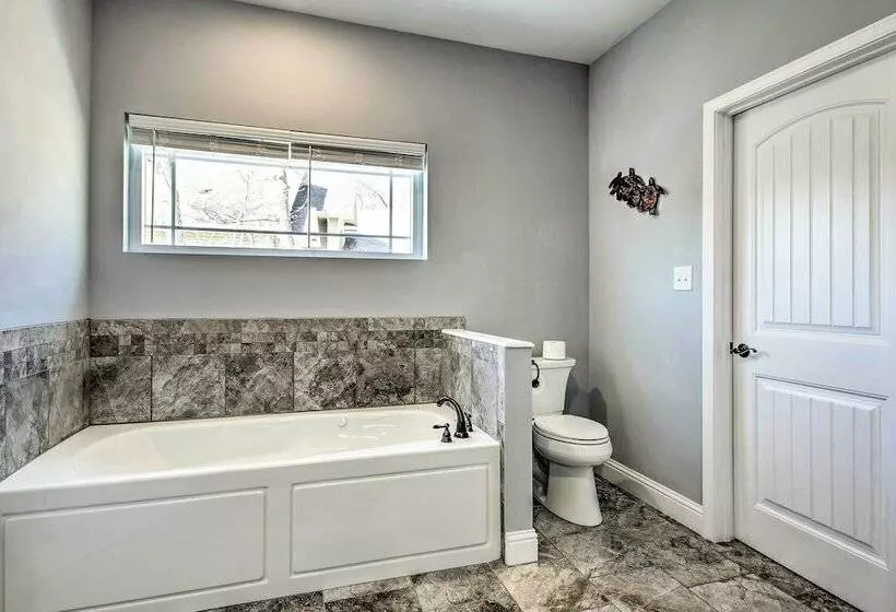 Dock & Fire Pit: Lakefront Rocky Mount Home!