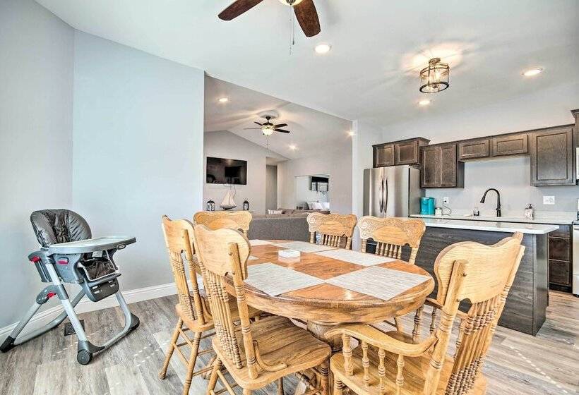 Dock & Fire Pit: Lakefront Rocky Mount Home!