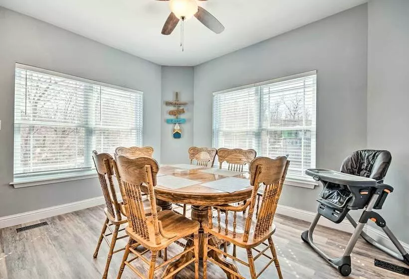 Dock & Fire Pit: Lakefront Rocky Mount Home!