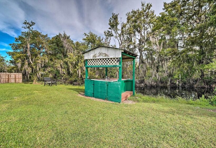 Peaceful Canal Front Retreat W/ Boathouse!