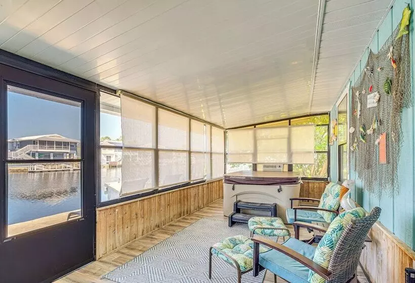 Waterfront Hernando Beach Home W/ Dock & Hot Tub!