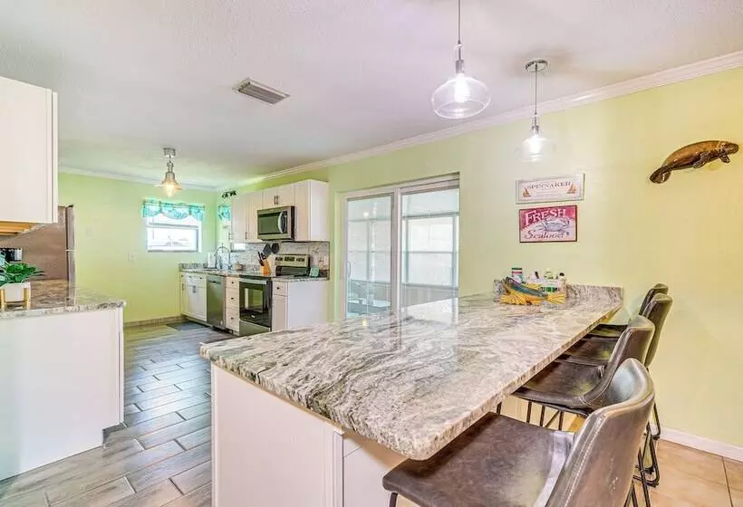 Waterfront Hernando Beach Home W/ Dock & Hot Tub!