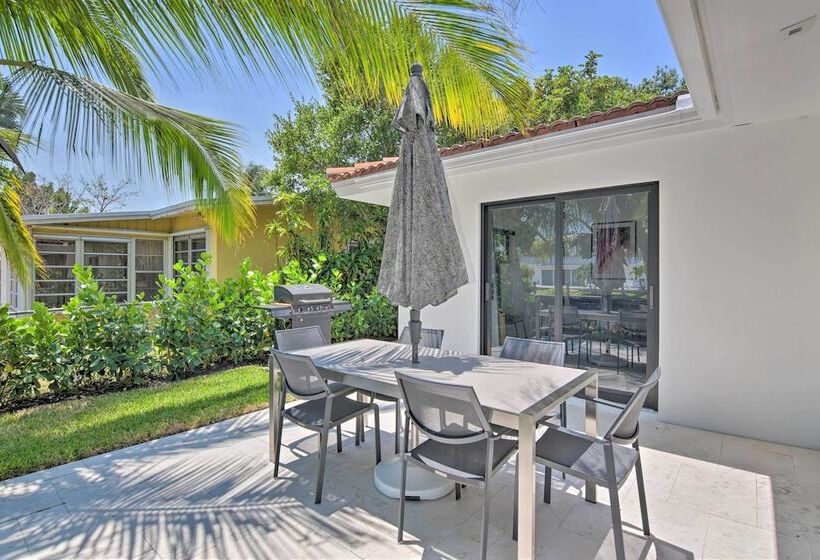 Luxe Wilton Manors Home W/ Private Boat Dock