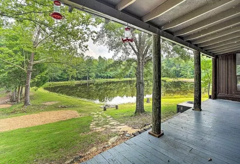 1950 S Serenity Pond Cabin W/ View: Peace & Quiet!