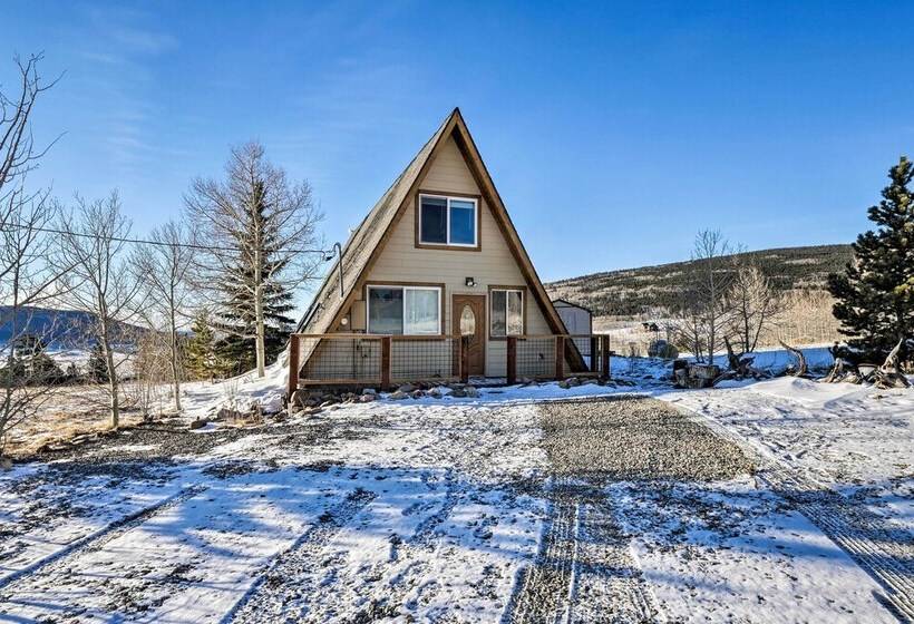 Cabin W/ 360° Mountain Views & 30 Miles To Breck!