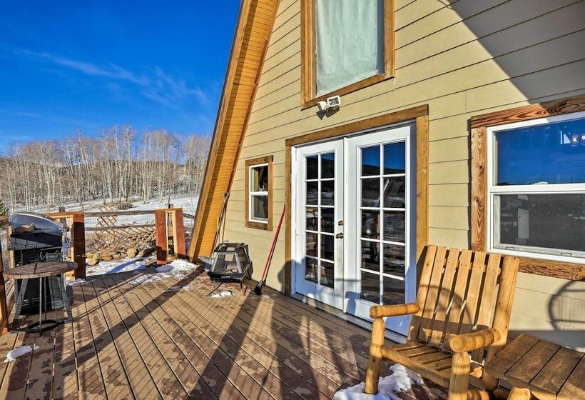 Cabin W/ 360° Mountain Views & 30 Miles To Breck!