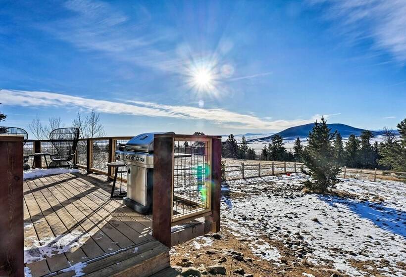 Cabin W/ 360° Mountain Views & 30 Miles To Breck!