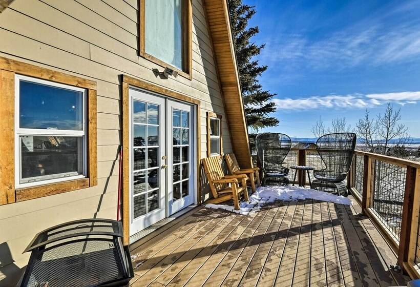 Cabin W/ 360° Mountain Views & 30 Miles To Breck!