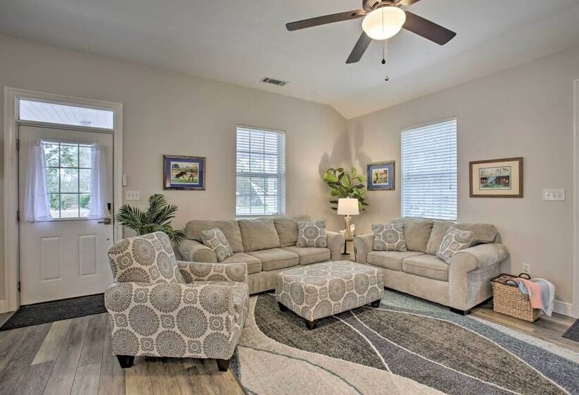 Waveland Home Near Beach: Pets Allowed!