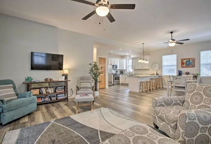 Waveland Home Near Beach: Pets Allowed!