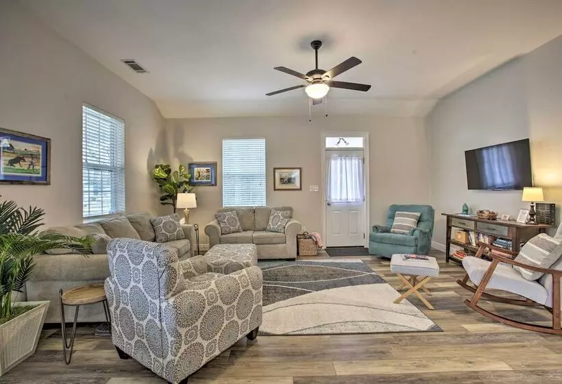 Waveland Home Near Beach: Pets Allowed!