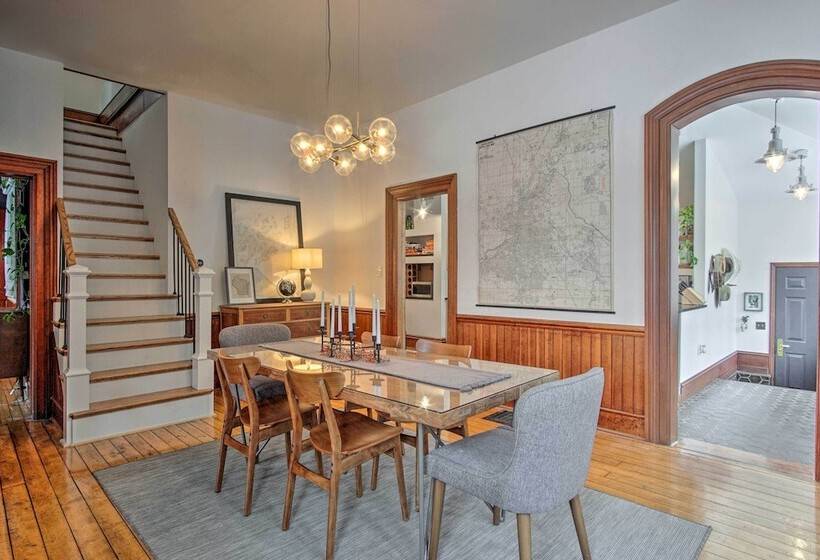 Historic Michigan Farmhouse W/ Grill & Fire Pit!