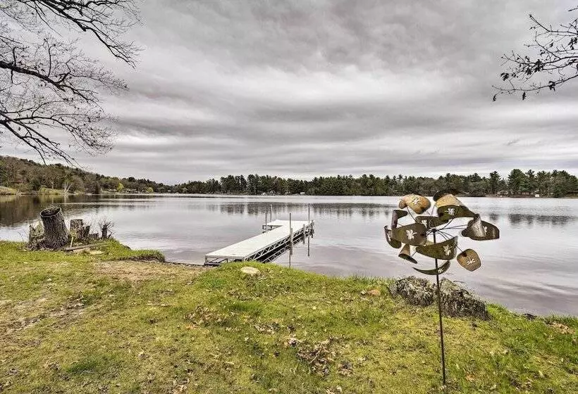 Lakefront Home W/seasonal Dock   2 Mi To Skiing!