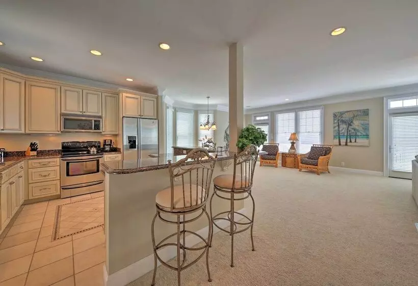 Manteo Waterfront Resort Home W/ 30 Ft Dock!