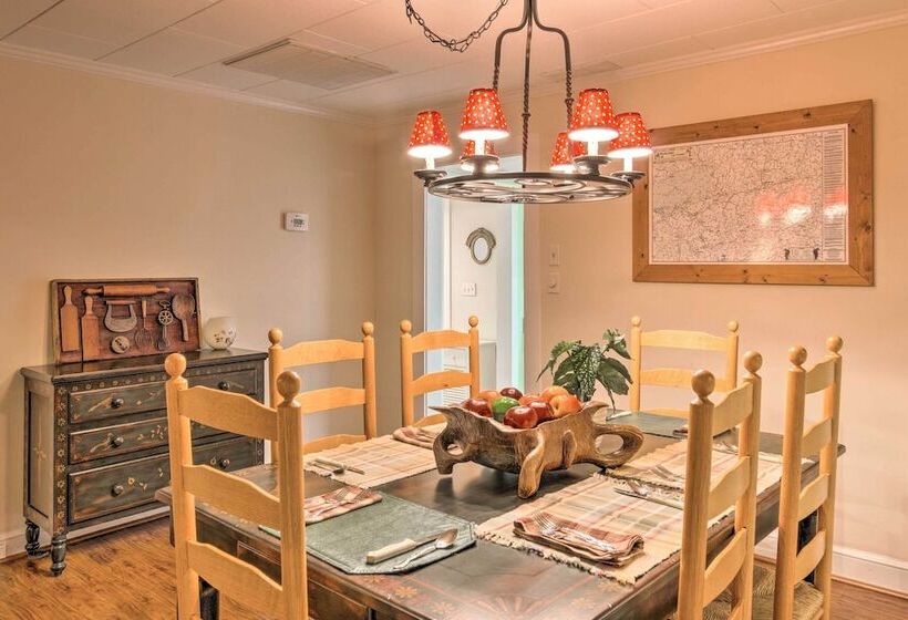 Mtn Views + Fire Pit: Serene Chimney Rock Abode