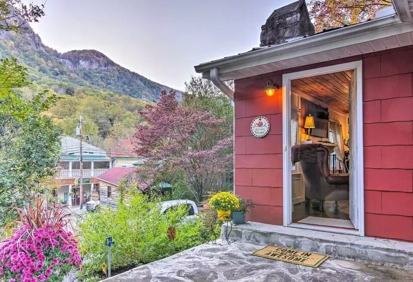 Mtn Views + Fire Pit: Serene Chimney Rock Abode