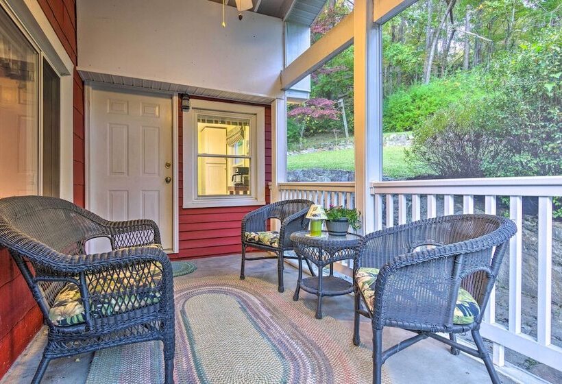 Mtn Views + Fire Pit: Serene Chimney Rock Abode