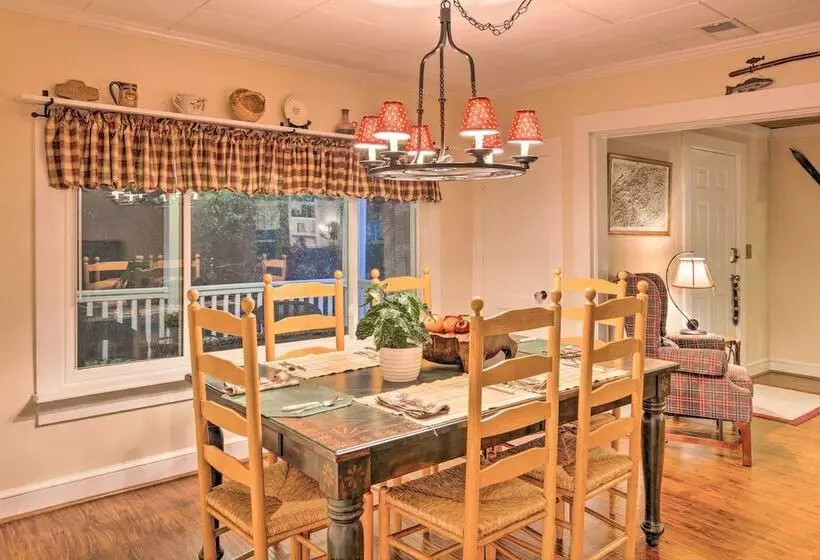 Mtn Views + Fire Pit: Serene Chimney Rock Abode