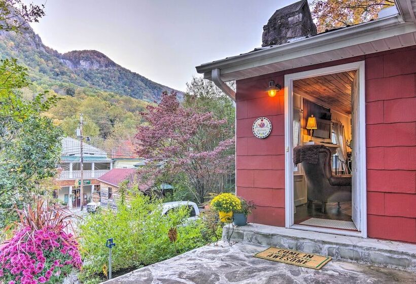 Mtn Views + Fire Pit: Serene Chimney Rock Abode