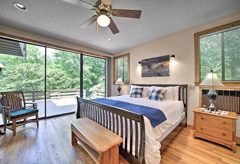 Vibrant Bryson City Home W/ Mtn Views & Deck!
