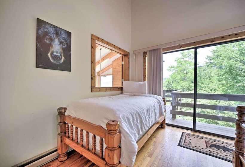 Vibrant Bryson City Home W/ Mtn Views & Deck!