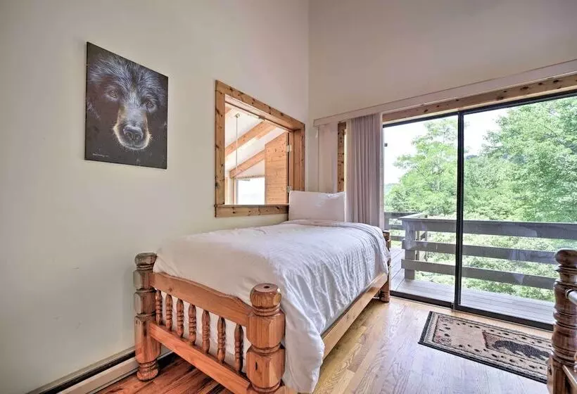 Vibrant Bryson City Home W/ Mtn Views & Deck!