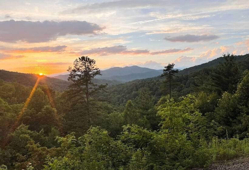 Vibrant Bryson City Home W/ Mtn Views & Deck!