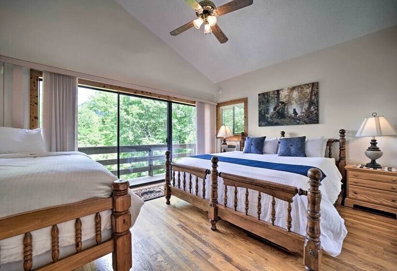 Vibrant Bryson City Home W/ Mtn Views & Deck!