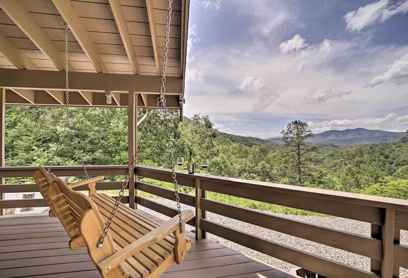 Vibrant Bryson City Home W/ Mtn Views & Deck!